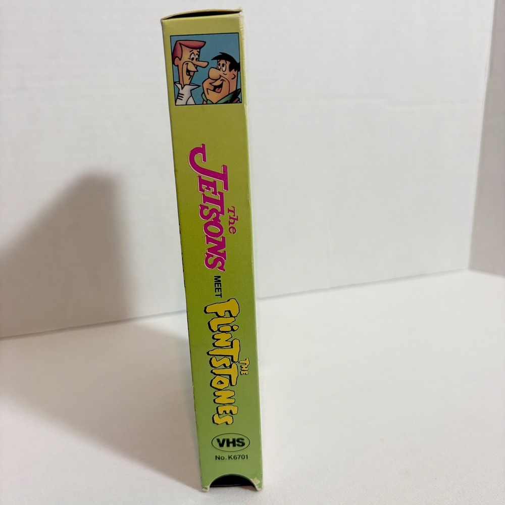 The Jetsons Meet The Flintstones 1989 VHS w/ Slip Sleeve Hanna-Barbera - Picture 7 of 14